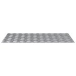 vidaXL Plaques antidérapantes en alu en damier - 4 pièces - 90x50 cm