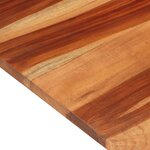 vidaXL Dessus de table bois massif d'acacia 25-27 mm 60x90 cm