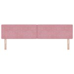 vidaXL Tête de Lit LED Capitonnée avec Boutons en Cristal Rose 100 cm Velours