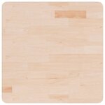 vidaXL Dessus de table carré 60x60x1 5 cm Bois chêne massif non traité