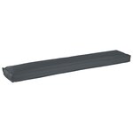 vidaXL Coussins de Palette pour Banc 2 Pièces Anthracite 200x40x8 cm Tissu Oxford