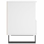 vidaXL Tables de chevet 2 Pièces blanc 40x35x50 cm bois d’ingénierie