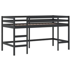 vidaXL Lit mezzanine enfants échelle 90x190 cm bois pin massif