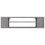 vidaXL Armoire TV suspendue Sonoma gris 100x30x26 5 cm Bois Ingénierie