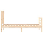 vidaXL Cadre de lit sans matelas bois massif