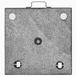vidaXL Socle de parasol Granite 28 5 kg Carré Noir