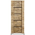 vidaXL Unité de rangement avec 6 paniers 47x37x100 cm Jacinthe d'eau