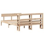 vidaXL Cadre de lit sans matelas 120x190 cm bois de pin massif