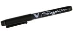 Stylo feutre V Sign Pen Pointe moyenne 0 6 mm Noir PILOT