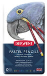Crayon Pastel Derwent Boite métal 12 crayons