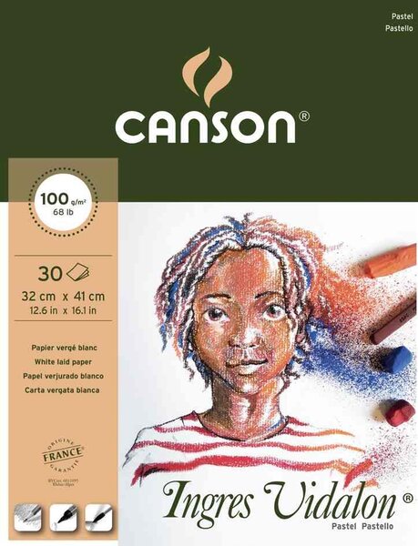 Bloc papier dessin 'Ingres Vidalon', 320 x 410 mm CANSON