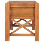 vidaXL Meuble TV 100x40x45 cm Bois de teck