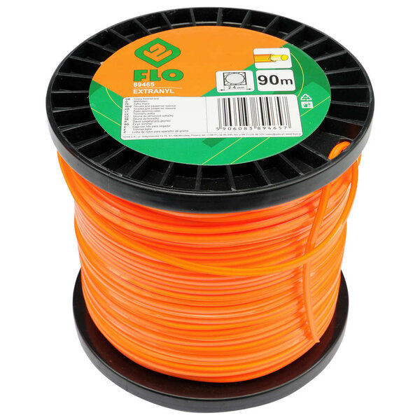 Flo fil de coupe-herbe extranyl 2 4 mm 90 m orange