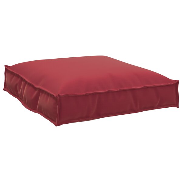 Coussin de palette vidaXL pour siège Rouge Vin 70x70x12 cm en tissu Oxford