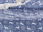 Parure de lit Noël 140 x 200 cm - Bleu
