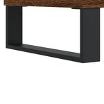 vidaXL Table basse Chêne marron 60x50x36 5 cm Bois d'ingénierie