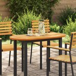 vidaXL Plateau de table 100x50x2.2 cm ovale en bois massif d'acacia