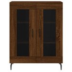 vidaXL Buffet chêne marron 69 5x34x90 cm bois d'ingénierie