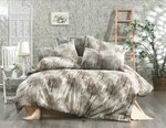 Parure de lit beige TREE 260 x 240 cm
