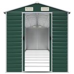 vidaXL Abri de jardin vert 191x895x198 cm acier galvanisé