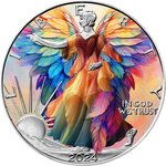 Pièce de monnaie en Argent 1 Dollar g 31.1 (1 oz) Millésime 2024 FEATHERED HARMONY