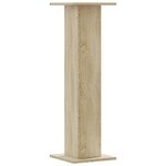 vidaXL Supports pour plantes 2 Pièces chêne sonoma bois d'ingénierie