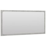 vidaXL Ensemble de meubles de salle de bain gris béton bois ingénierie