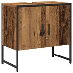 vidaXL Ensemble de meuble de salle de bain 2 pièces en bois ancien et en bois d'ingénierie