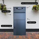 Boîte aux lettres avec compartiment séparé - ParcelXL - Antivol - Boîte à colis autonome