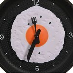 325164 vidaXL Wall Clock with Fried Egg Pan Design 18 8 cm