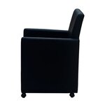 vidaXL Chaises à manger lot de 2 noir similicuir