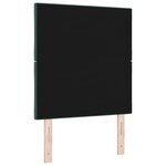 vidaXL Tête de lit en velours motifs diamants vert foncé 80 cm