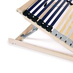 vidaXL Sommiers à lattes sans matelas 2 Pièces avec 42 lattes 80x200 cm