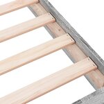 vidaXL Cadre de lit sans matelas sonoma gris 180x200 cm