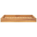 vidaXL Plateau de service 60x60 cm Bois de teck massif