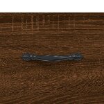 vidaXL Buffet Chêne marron 34 5x34x90 cm Bois d'ingénierie