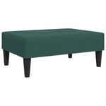 vidaXL Ensemble de canapés 2 Pièces vert foncé velours