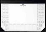 Sous-mains avec bloc de calendrier 59 x 42 cm Noir DURABLE