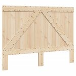 vidaXL Cadre de lit sans matelas avec tête de lit 160x200 cm