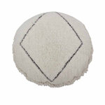 Pouf laine - style berbère - classique - Ø 70 cm