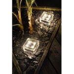 Cube de glace solaire GALIX G4475 - 4 LED - 10 cm