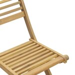 vidaXL Ensemble à manger de jardin 7 Pièces Bois d'acacia solide