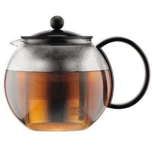 Théiere à piston BODUM - ASSAM - couvercle plastique - filtre en inox - 1.0 l
