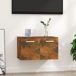 vidaXL Armoire murale Chêne fumé 60x36 5x35 cm Bois d'ingénierie
