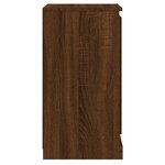 vidaXL Buffet chêne marron 37 5x35 5x67 5 cm bois d'ingénierie