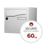 Boîte aux lettres 1 porte, Préface, Blanc brillant RAL 9016B