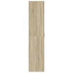 vidaXL Armoire à chaussures Chêne sonoma 80x39x178cm Bois d'ingénierie