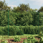 vidaXL Clôture en treillis métallique avec bride vert 1 6x10 m