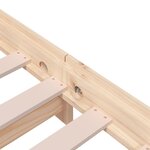 vidaXL Lit empilable sans matelas 100x200 cm bois massif de pin