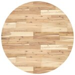 vidaXL Dessus de table rond Ø90x2 cm bois massif d'acacia